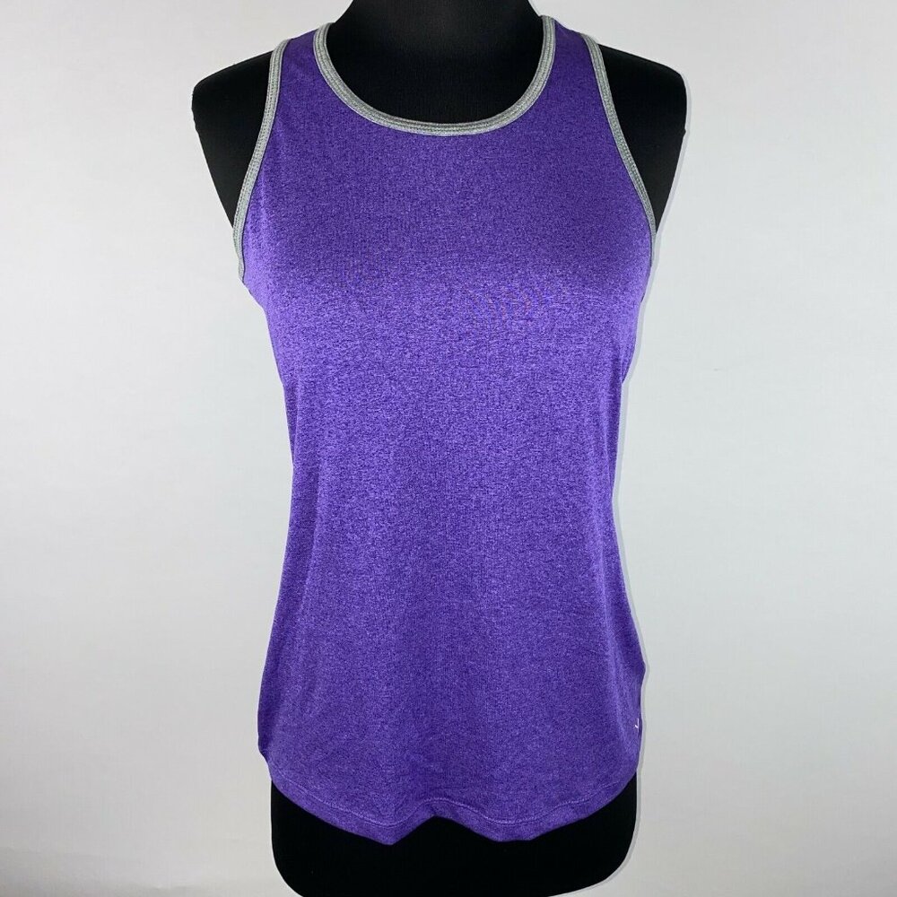 Xersion Activewear Tank Top Girls XL 14/16 Qui-Dri Built In Bra Racerback Sports